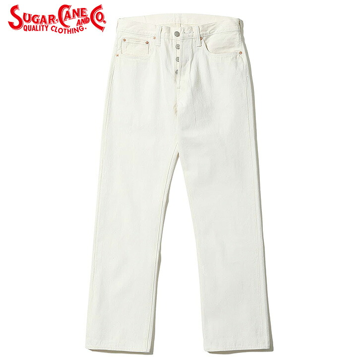 No.SC42560 SUGAR CANE シュガーケーン STANDARD DENIM 13oz. WHITE DENIM “1947 MODEL”