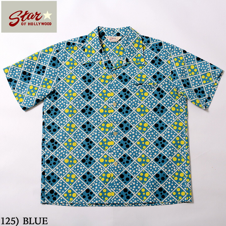 楽天市場】No.SH38885 STAR OF HOLLYWOODDOBBY COTTON OPEN SHIRT 