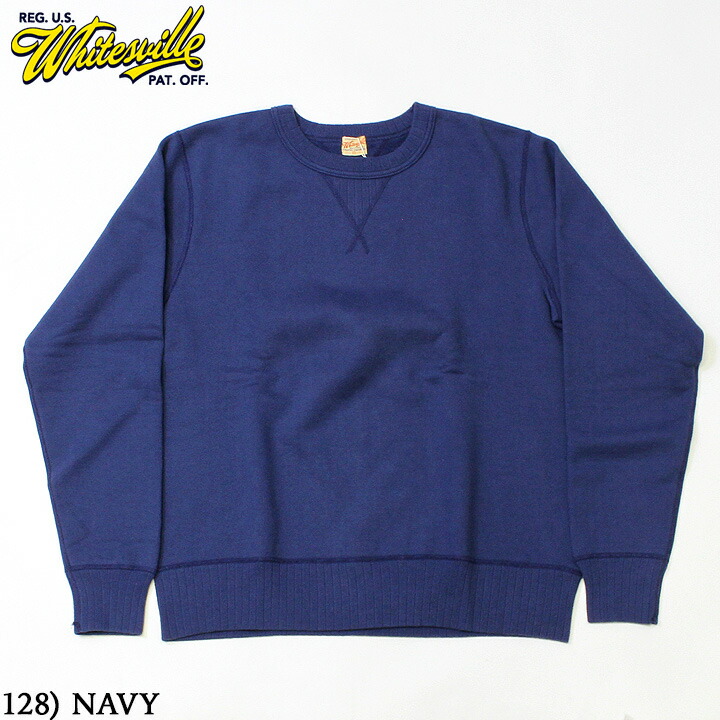 No.WV67728 WHITESVILLE ホワイツビルSWEAT SHIRT 113)H.GRAY-128)NAVY