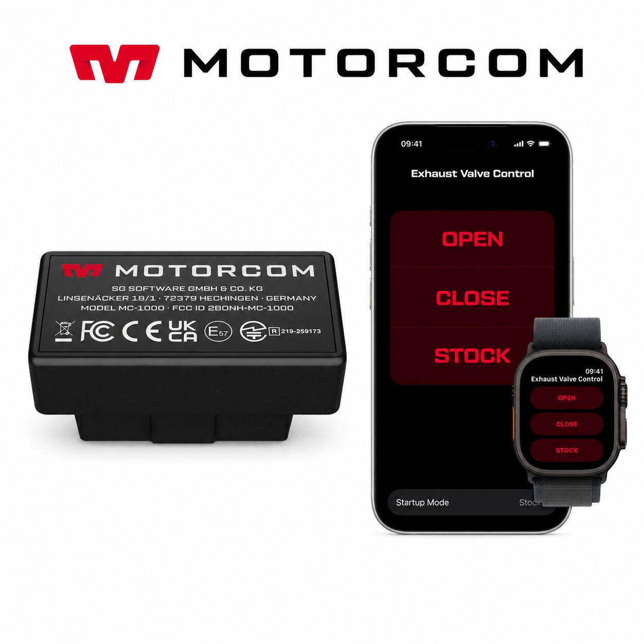 MotorCom エキゾーストバルブコントローラー for BMW ALPINA GRスープラ OBD2ポートに挿すだけ 配線不要 コーディング不要 スマホアプリで操作 スタートモード記憶 かんたん原状復帰 エキゾーストフラップ|JUNOS TRADING store 店