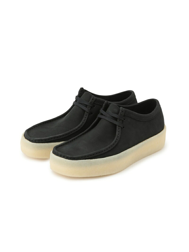 CLARKS / クラークス Wallabee Cup ワラビー 優勝杯 JUNRED ジュン 標準尺度 ピックス シューズ・靴 モカシン・デッキシューズ 黒いこと【貨物輸送無料】[ Fashion]