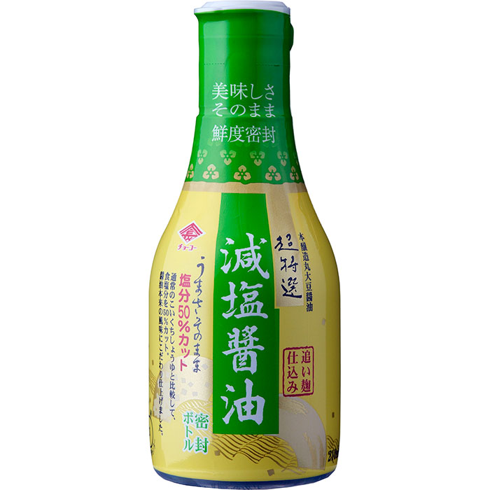 楽天市場】【送料込】【ケース販売】チョーコー 超特選 減塩醤油 900ml 2箱（6本×2） : Organic ＆ Natural 寿草