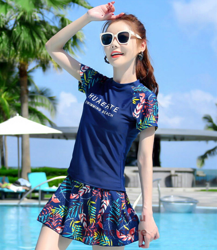 レディース 水着 体型カバー 可愛い柄 小胸 水着 韓国 フィットネス水着 タンキニ 水着 タンキニ セパレート 上下セット スカート 可愛い水着 安全パンツ みずぎ 女性用 スイムウェア 大人 水着 リゾート 水泳 みずぎ ビーチ 海 温泉 プール Giosenglish Com