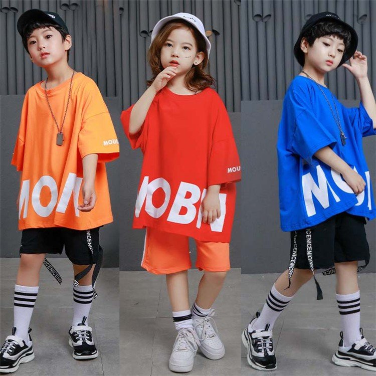 市場 キッズ ダンス衣装 男の子 ヒップホップ 子供服 レディース メンズ 半袖 Hiphop Tシャツ 女の子