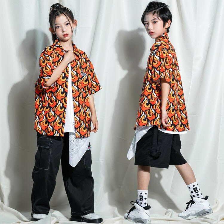 SALE／93%OFF】 キッズダンス衣装 ヒップホップ キッズ ダンス 衣装 子供服 かっこいい 演出服 舞台服 HIPHOP ステージ衣装 応援団  女の子 練習着 発表会 人気 おしゃれ カジュアル www.basexpert.com.br