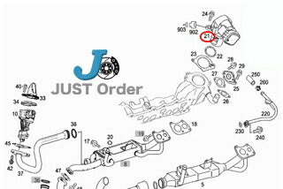 純正品 ベンツ M642 ディーゼル車用 Egrバルブ Mavipconstrutora Com Br