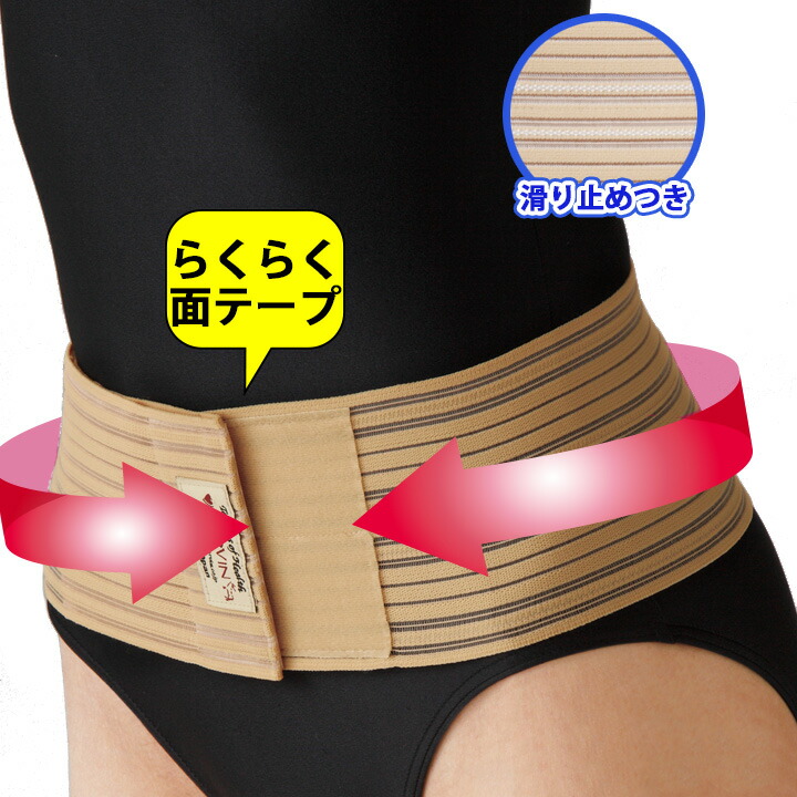 楽天市場】日本製 超薄型がっちり骨盤テーピングベルト メッシュタイプ