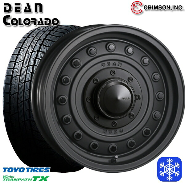 215/70R16 100Q ジムニー 2025年製 トーヨー ウィンタートランパス TX クリムソン ディーンコロラド MC 16インチ 5.5J 5H139.7 スタッドレスタイヤホイール4本セット｜格安タイヤホイールジャストパーツ