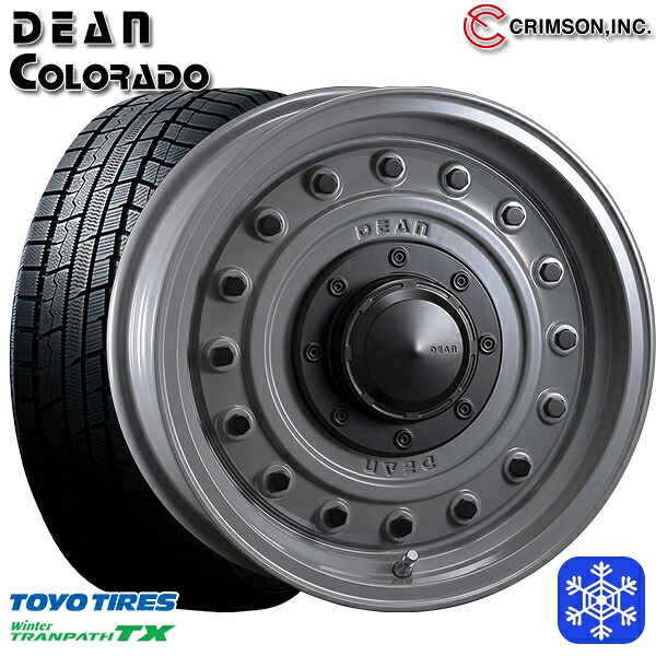 215/70R16 100Q ジムニー 2025年製 トーヨー ウィンタートランパス TX クリムソン ディーンコロラド SG 16インチ 5.5J 5H139.7 スタッドレスタイヤホイール4本セット｜格安タイヤホイールジャストパーツ