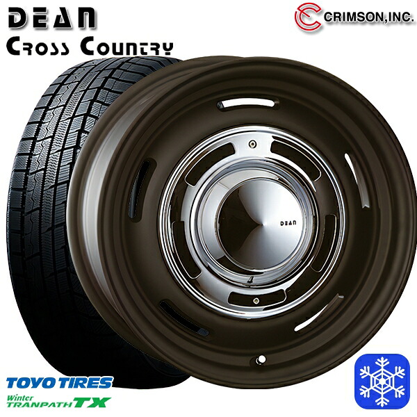 215/70R16 100Q ジムニー 2025年製 トーヨー ウィンタートランパス TX クリムソン ディーンクロスカントリー BK 16インチ 5.5J 5H139.7 スタッドレスタイヤホイール4本セット｜格安タイヤホイールジャストパーツ