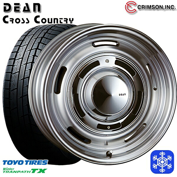 215/70R16 100Q デリカD5 2025年製 トーヨー ウィンタートランパス TX クリムソン ディーンクロスカントリー BG 16インチ 6.5J 5H114.3 スタッドレスタイヤホイール4本セット｜格安タイヤホイールジャストパーツ