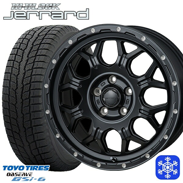 225/65R17 ハリアー RAV4 2024～2025年製 トーヨー オブザーブ GSi6 MONZA ハイブロック ジェラード 17インチ 7.5J 5H114.3 スタッドレスタイヤホイール4本セット｜格安タイヤホイールジャストパーツ