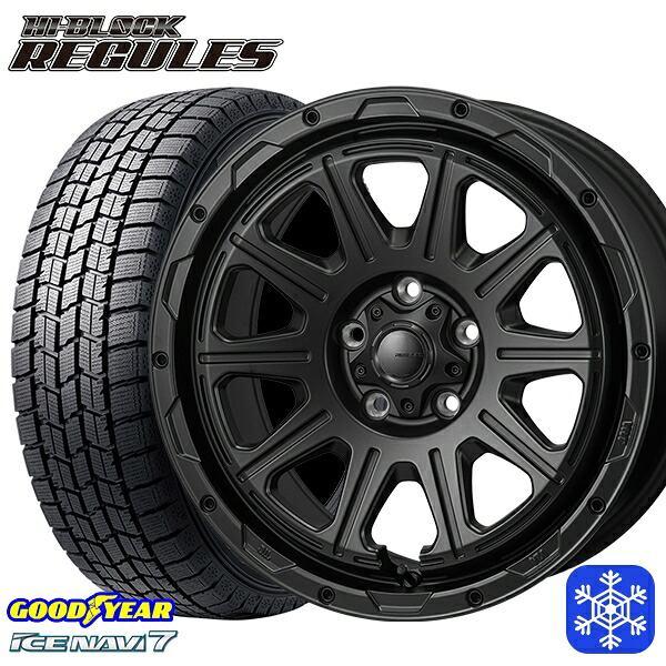 205/65R16 ヤリスクロス 28系セレナ 2024～2025年製 グッドイヤー アイスナビ7 NAVI7 MONZA ハイブロック レグルス SB 16インチ 7.0J 5H114.3 スタッドレスタイヤホイール4本セット｜格安タイヤホイールジャストパーツ 77,165円