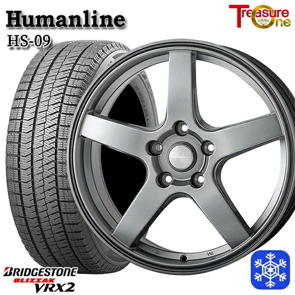 205/65R16 SH系フォレスター 2023～2024年製 ブリヂストン ブリザック VRX2 トレジャーワン HS09 DG 16インチ 6.5J 5H100 送料無料 冬タイヤホイール4本セット