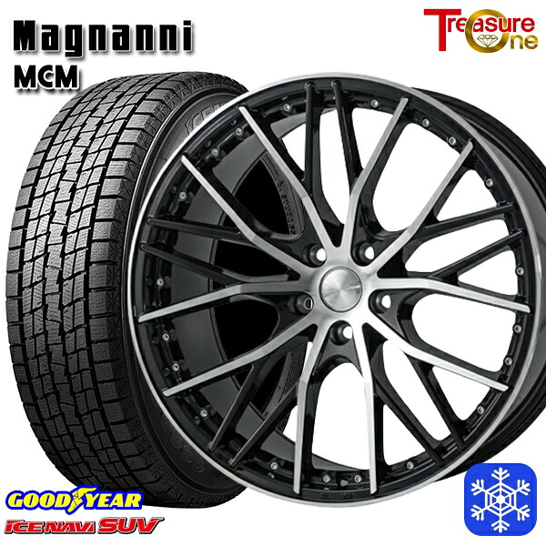 215/50R18 ヤリスクロス ジューク 2025年製 グッドイヤー アイスナビSUV トレジャーワン マグナーニ MCM 18インチ 7.5J 5H114.3 スタッドレスタイヤホイール4本セット｜格安タイヤホイールジャストパーツ