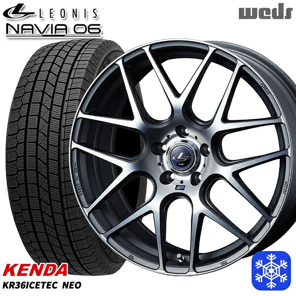 235/55R18 RAV4 NX 2021～2023年製 ケンダ アイステックネオ KR36 Weds ウェッズ レオニス ナヴィア06 MGMC 18インチ 7.0J 5H114.3 送料無料 冬タイヤホイール4本セット 90,090円