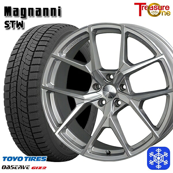 215/45R18 リーフ カムリ 2025年製 トーヨー オブザーブ ギズ2 トレジャーワン マグナーニ STW SP 18インチ 7.5J 5H114.3 スタッドレスタイヤホイール4本セット｜格安タイヤホイールジャストパーツ 87,835円