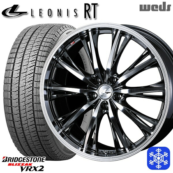 195/60R16 セレナ ステップワゴン 2023年製 ブリヂストン ブリザック VRX2 Weds ウェッズ レオニス RT BMCMC 16インチ 6.5J 5H114.3 送料無料 冬タイヤホイール4本セット