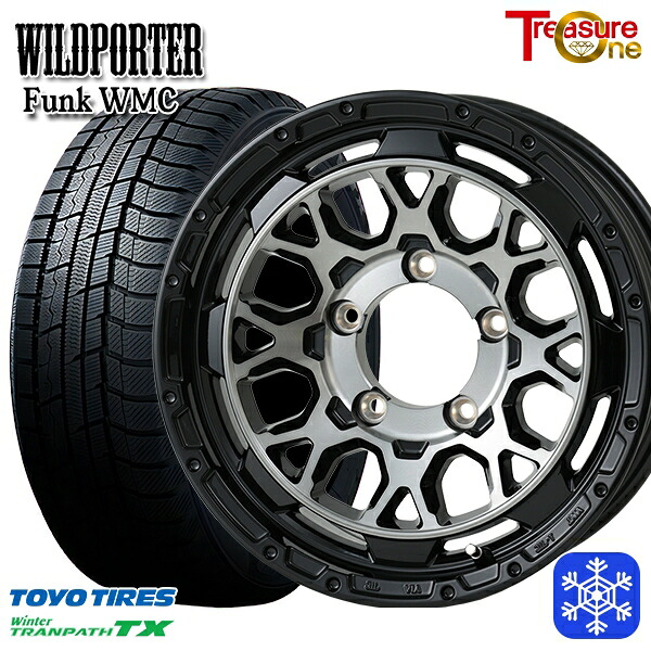 215/70R16 100Q ジムニー 2024～2025年製 トーヨー ウィンタートランパス TX トレジャーワン ワイルドポーター ファンク WMC BP/BC 16インチ 5.5J 5H139.7 送料無料 冬タイヤホイール4本セット