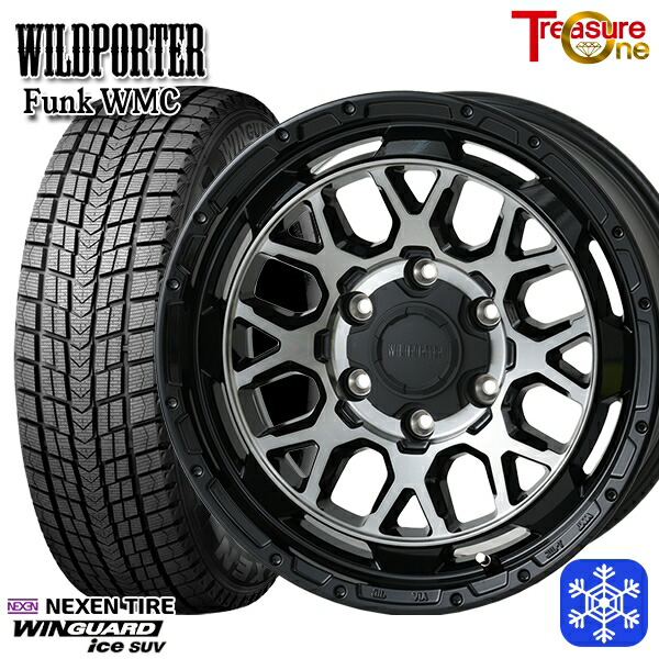 265/65R17 ハイラックス プラド 2024年製 ネクセン ウィンガードアイスSUV トレジャーワン ワイルドポーター ファンク WMC BP/BC 17インチ 8.0J 6H139.7 送料無料 冬タイヤホイール4本セット 60,940円