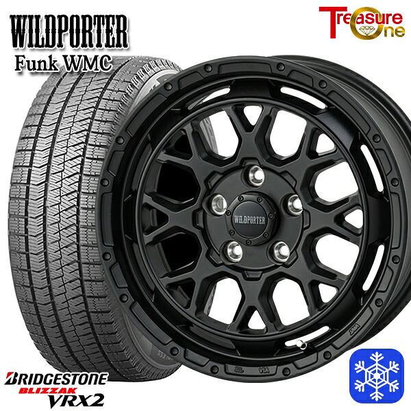 205/60R16 エスティマ マツダ3 2023~2024年製 ブリヂストン ブリザック VRX2 トレジャーワン ワイルドポーター ファンク WMC MBK 16インチ 7.0J 5H114.3 スタッドレスタイヤホイール4本セット|格安タイヤホイールジャストパーツ
