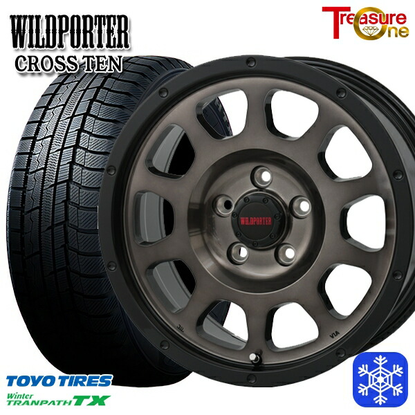 205/65R16 ヤリスクロス 2023～2024年製 トーヨーウィンター トランパス TX トレジャーワン ワイルドポータークロステン BP/BC 16インチ 7.0J 5H114.3 新品 スタッドレス1台分4本セット