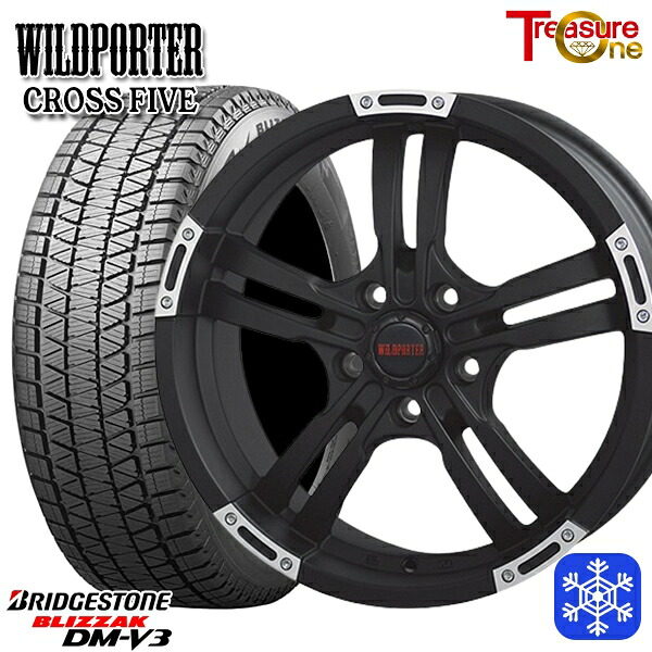215/70R16 100Q デリカD5 2024～2025年製 ブリヂストン ブリザック DMV3 トレジャーワン ワイルドポータークロスファイブ MBP 16インチ 7.0J 5H114.3 送料無料 冬タイヤホイール4本セット 73,370円