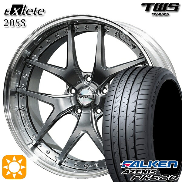 【取付対象】アウディ A6/A7(F2) 245/45R19 102Y XL ファルケン アゼニス FK520 TWS EXlete 205S フラットハイパーガンメタ 19インチ 8.0J 5H112 サマータイヤホイールセット 313,151円
