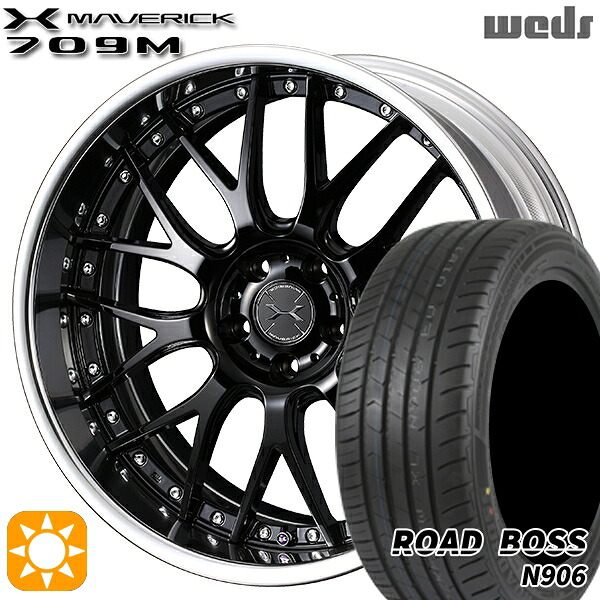 【取付対象】245/35R20 95W XL ロードボス N906 Weds ウェッズ マーベリック 709M グレイズブラック 20インチ 8.5J 5H114.3 サマータイヤホイールセット 148,900円