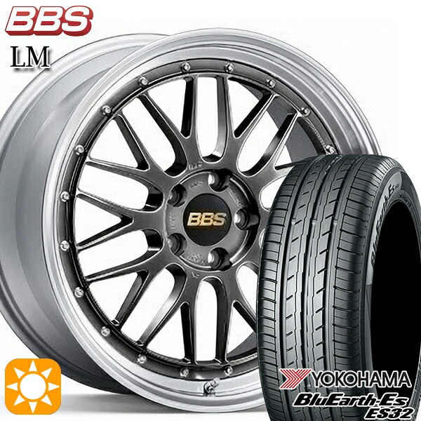 【取付対象】アルファード ヴェルファイア 245/40R19 94W ヨコハマ ブルーアース ES32 BBS LM DB-SLD 19インチ 8.0J 5H114.3 サマータイヤホイールセット