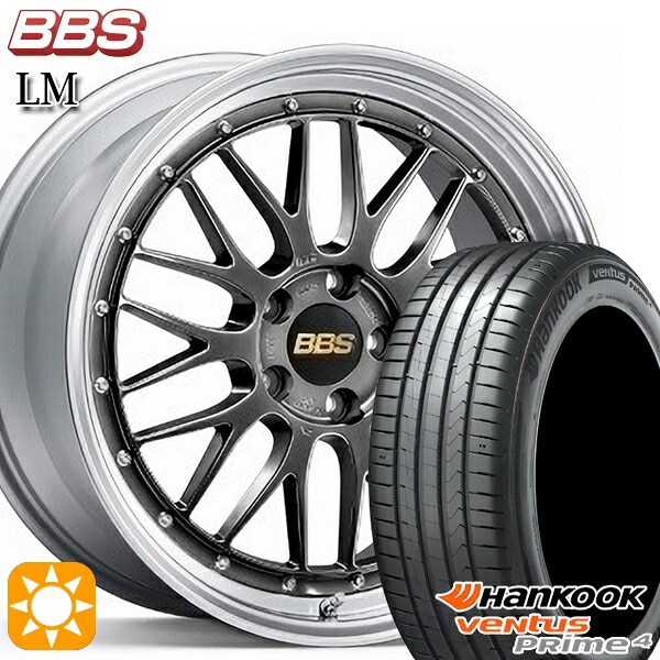 【取付対象】215/45R17 91W XL ハンコック veNtus PRime4 K135 BBS LM DB-SLD 17インチ 7.5J 5H114.3 サマータイヤホイールセット |格安タイヤホイールジャストパーツ