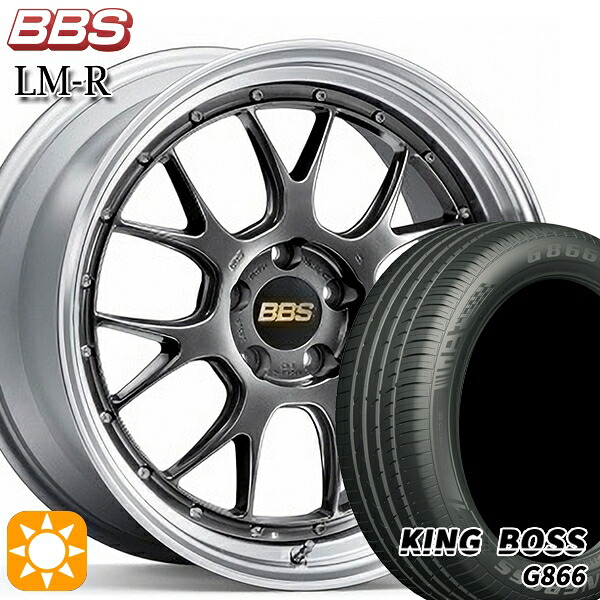 【取付対象】アルファード ヴェルファイア 245/40R19 98W XL キングボス G866 BBS LM-R DB-SLD 19インチ 8.5J 5H114.3 サマータイヤホイールセット ｜格安タイヤホイールジャストパーツ