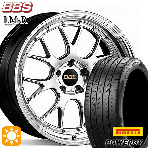 【取付対象】アウディ A6/A7(F2) 245/45R19 102W XL ピレリ パワジー 鍛造 BBS LM-R DS-BKBD 19インチ 8.5J 5H112 サマータイヤホイールセット