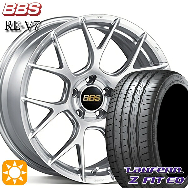 【取付対象】プリウスα クラウン 235/35R19 91Y XL ラウフェン Z FIT EQ LK03 BBS RE-V7 ダイヤモンドシルバー(DS) 19インチ 8.0J 5H114.3 サマータイヤホイールセット |格安タイヤホイールジャストパーツ
