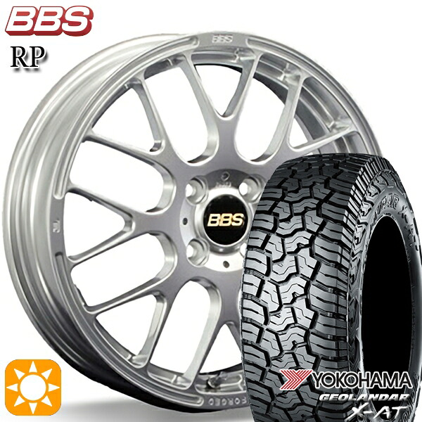 【取付対象】ライズ ロッキー LT215/70R16 100/97Q ヨコハマ ジオランダー X-AT G016 BBS RP ダイヤモンドシルバー（DS） 16インチ 6.0J 4H100 サマータイヤホイールセット 189,750円