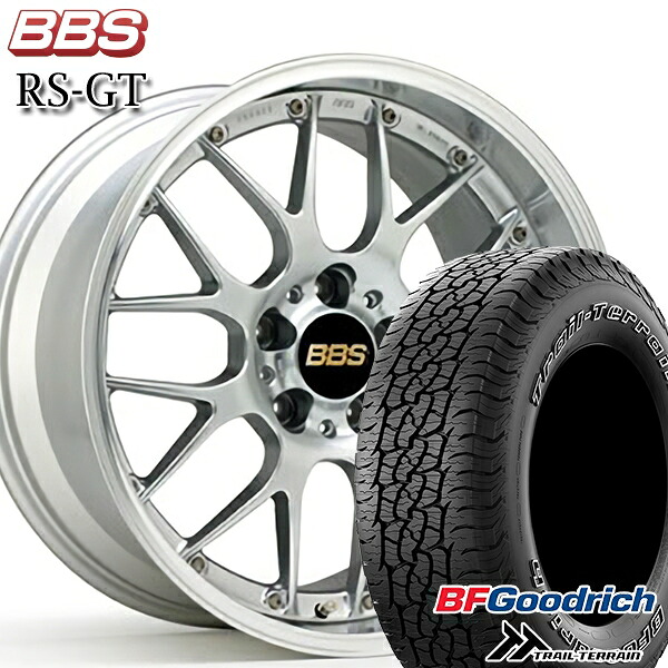 【取付対象】245/65R17 111T ORWL BFグッドリッチ トレールテレーン BBS RS-GT DS-SLD 17インチ 7.0J 5H114.3 サマータイヤホイールセット ｜格安タイヤホイールジャストパーツ