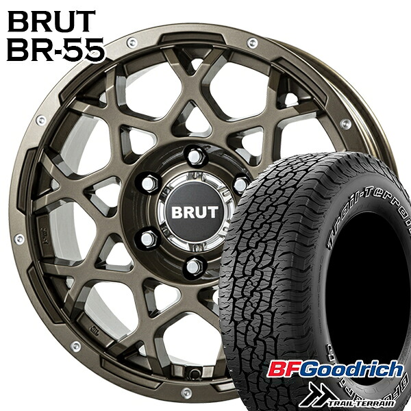 【取付対象】265/65R18 114T ORWL BFグッドリッチ トレールテレーン BRUT ブルート BR-55 シャンパンゴールド 18インチ 8.0J 6H139.7 サマータイヤホイールセット 137,900円