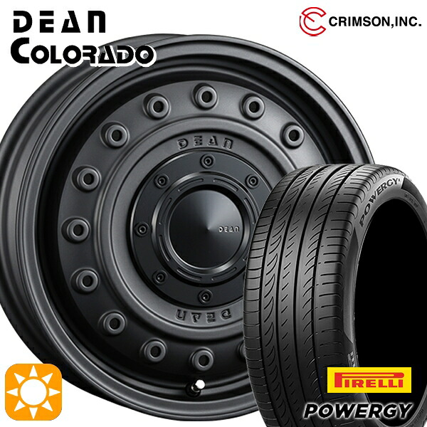 【取付対象】N-BOX ウェイク 165/55R15 75H ピレリ パワジー クリムソン ディーン コロラド MCB 15インチ 4.5J 4H100 +43 サマータイヤホイールセット ｜格安タイヤホイールジャストパーツ