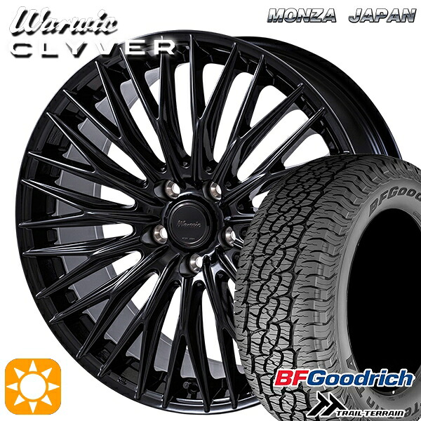 【取付対象】235/60R18 107H XL RBL BFグッドリッチ トレールテレーン MONZA ワーウィック クライヴァー GBK 18インチ 7.5J 5H114.3 サマータイヤホイールセット |格安タイヤホイールジャストパーツ