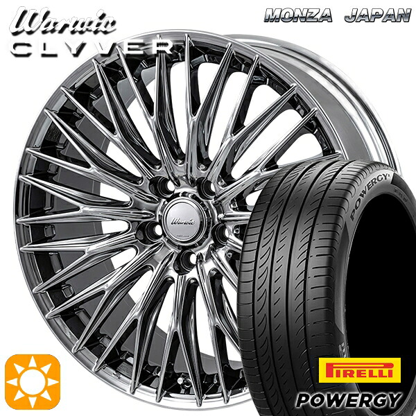 【取付対象】245/40R19 98W XL ピレリ パワジー MONZA ワーウィック クライヴァー SPT 19インチ 8.0J 5H114.3 サマータイヤホイールセット |格安タイヤホイールジャストパーツ
