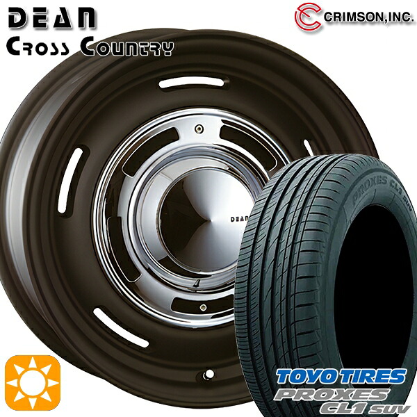 【取付対象】[5本セット]ジムニー 175/80R16 91S トーヨー プロクセス CL1 SUV クリムソン ディーン クロスカントリー マットブラック 16インチ 5.5J 5H139.7 サマータイヤホイールセット 103,375円