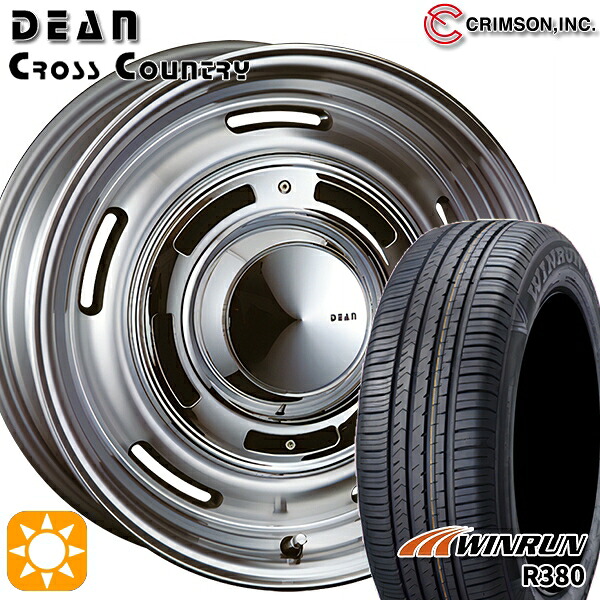 【取付対象】エスティマ ヤリスクロス 215/60R16 95H ウィンラン R380 クリムソン ディーン クロスカントリー バーニッシュグレー 16インチ 6.5J 5H114.3 サマータイヤホイールセット |格安タイヤホイールジャストパーツ