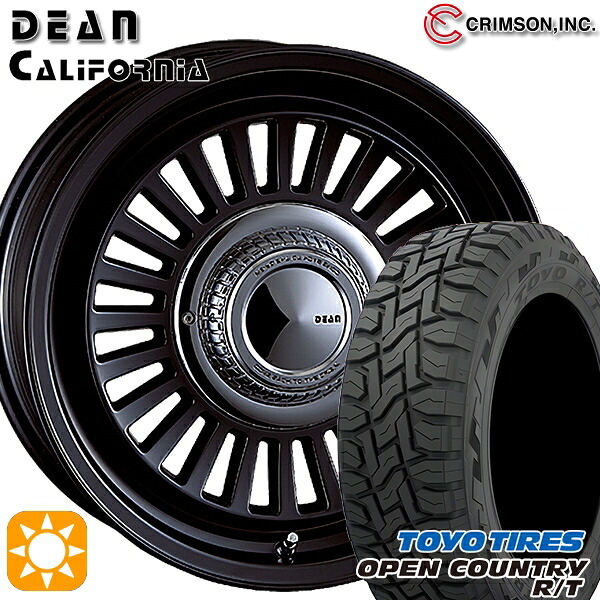 【取付対象】ジムニーJB23/64 215/70R16 100Q トーヨー オープンカントリー R/T クリムソン ディーン カリフォルニア MBK 16インチ 5.5J 5H139.7 +20 サマータイヤホイールセット |格安タイヤホイールジャストパーツ