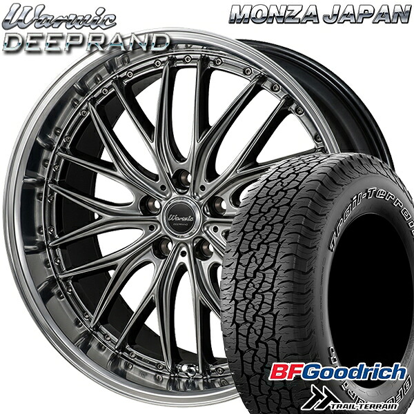 【取付対象】225/65R17 102T ORWL BFグッドリッチ トレールテレーン モンツァ ワーウィック ディープランド 17インチ 7.0J 5H114.3 サマータイヤホイールセット ｜格安タイヤホイールジャストパーツ