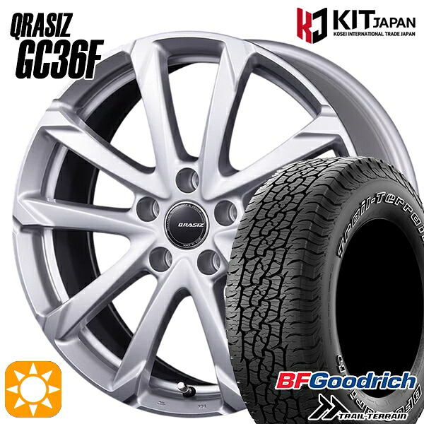 【取付対象】245/65R17 111T ORWL BFグッドリッチ トレールテレーン コーセイ クレイシズ GC36F ブライトシルバー 17インチ 7.0J 5H114.3 サマータイヤホイールセット ｜格安タイヤホイールジャストパーツ