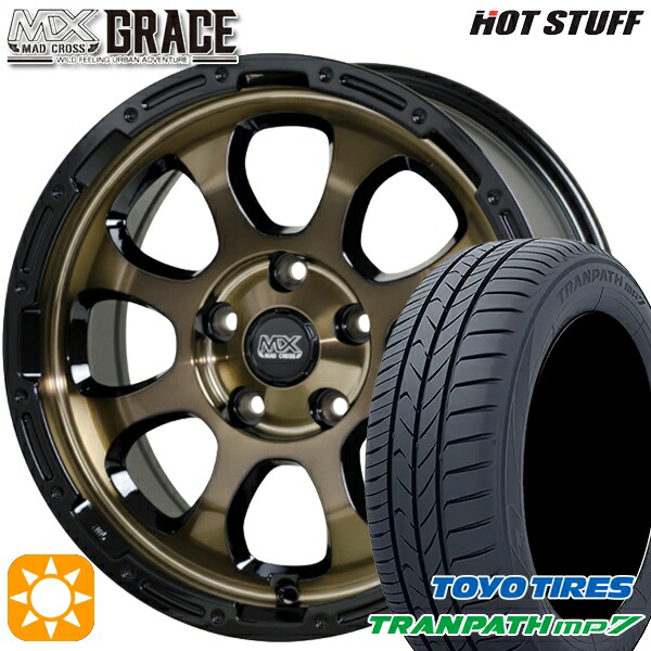 【取付対象】215/60R17 96H トーヨー トランパス mp7 HotStuff マッドクロス グレイス BRC/BK 17インチ 7.0J 5H114.3 サマータイヤホイールセット 69,685円