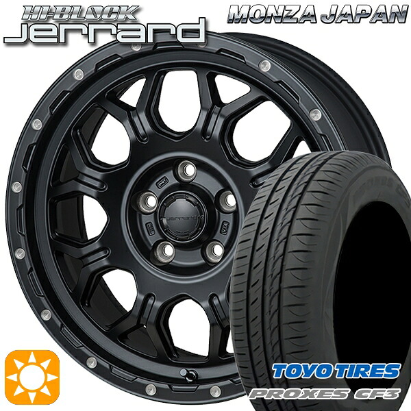 【取付対象】エスティマ ヤリスクロス 215/60R16 95H トーヨー プロクセス CF3 モンツァ ハイブロック ジェラード 16インチ 7.0J 5H114.3 サマータイヤホイールセット |格安タイヤホイールジャストパーツ