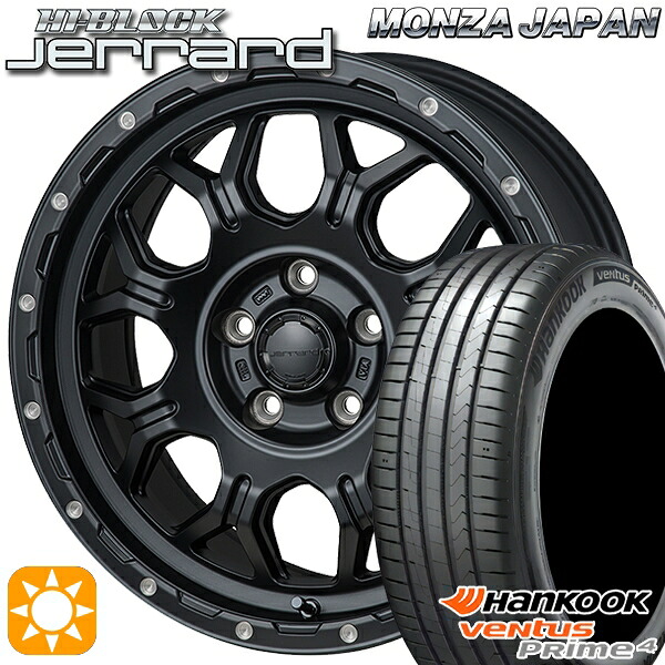 【取付対象】215/50R17 95W XL ハンコック veNtus PRime4 K135 モンツァ ハイブロック ジェラード 17インチ 7.5J 5H114.3 サマータイヤホイールセット ｜格安タイヤホイールジャストパーツ