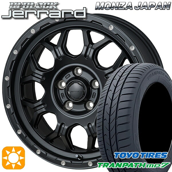 【取付対象】215/60R16 95H トーヨー トランパス mp7 モンツァ ハイブロック ジェラード 16インチ 7.0J 5H114.3 サマータイヤホイールセット |格安タイヤホイールジャストパーツ