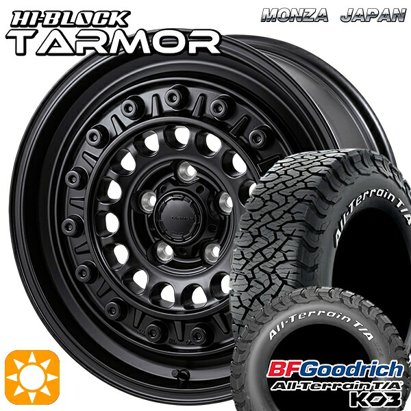 【取付対象】デリカD5 225/70R16 102/99S RWL BFグッドリッチ オールテレーン T/A KO3 モンツァ ハイブロック ターマー 16インチ 7.0J 5H114.3 +35 サマータイヤホイールセット |格安タイヤホイールジャストパーツ